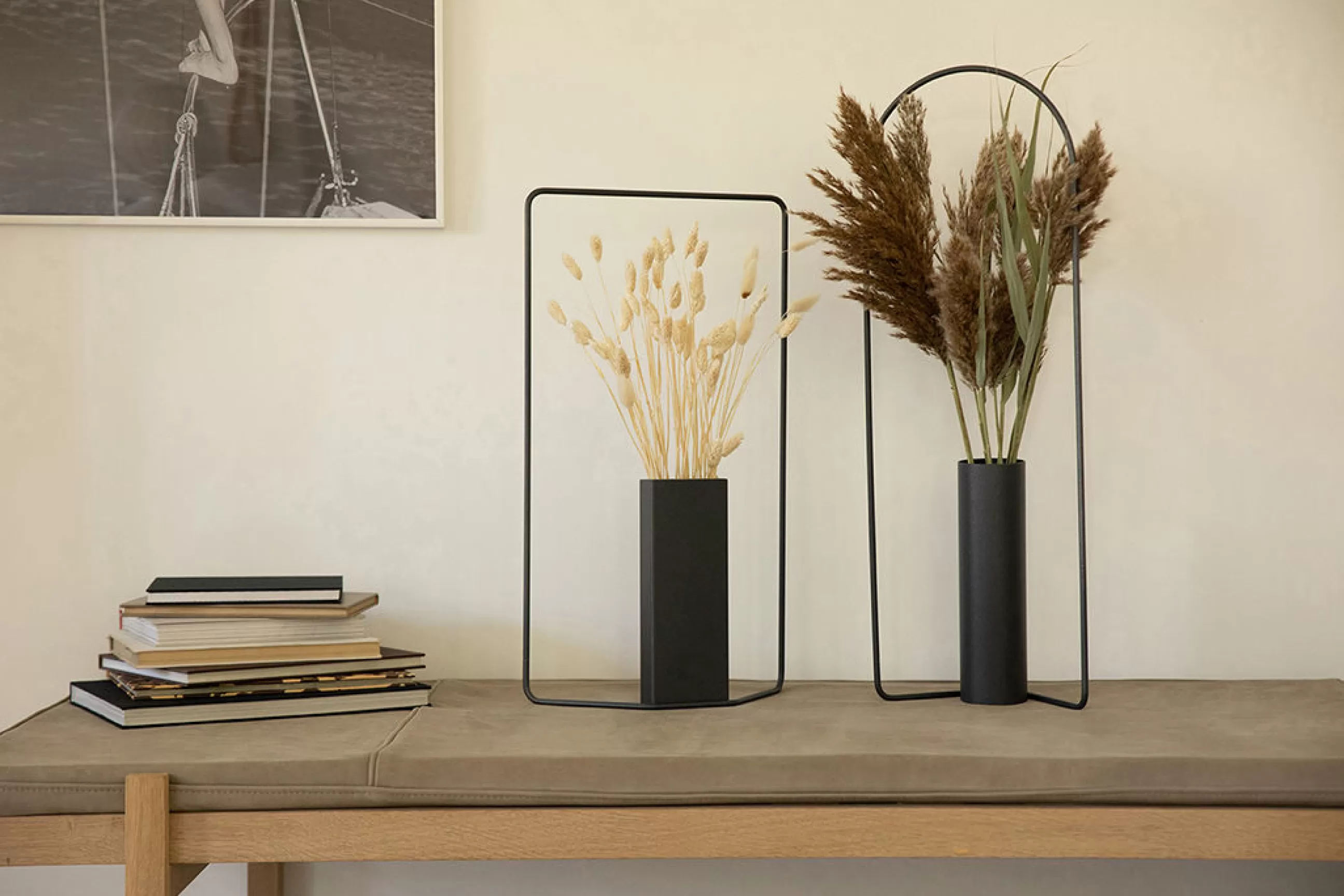 Déco Et Accessoires De Jardin>Fermob Vase Itac Metal Noir / Rectangulaire - L 34 X H 62 Cm - Carbone