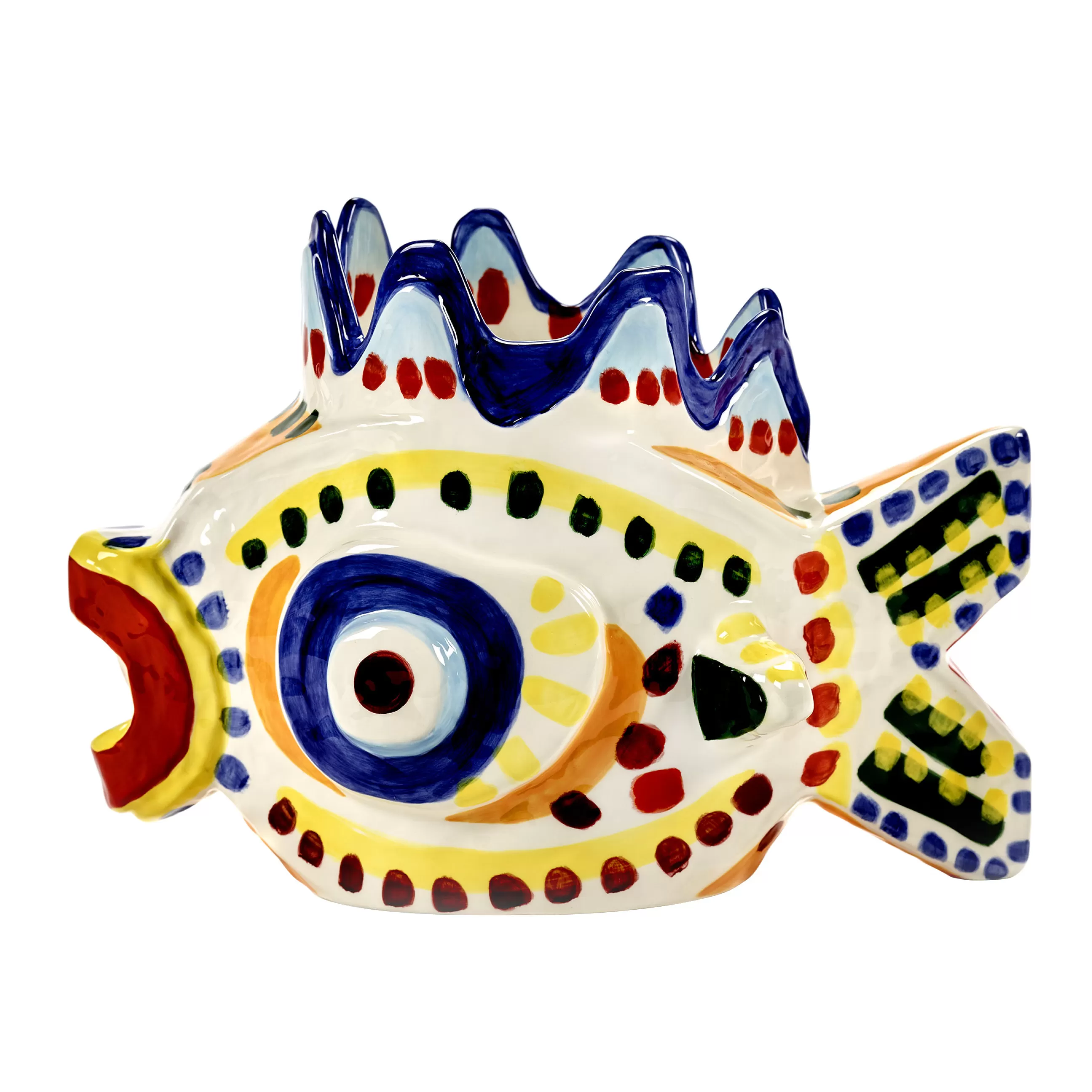 Pots Et Plantes>Serax Vase Sicily 1 Ceramique / 28,5 X 20,5 X H 38,5 Cm - Peint Main - Multicolore