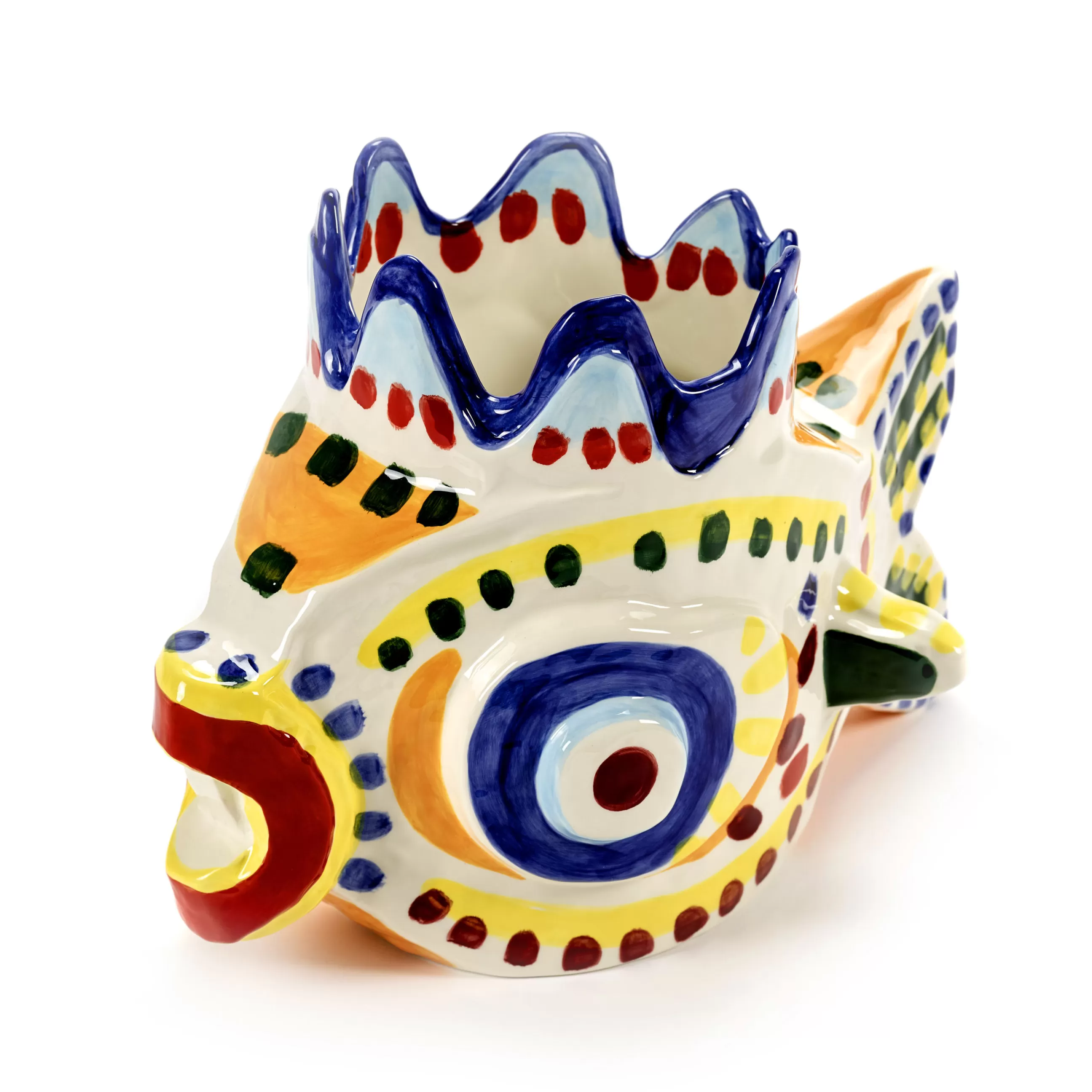 Pots Et Plantes>Serax Vase Sicily 1 Ceramique / 28,5 X 20,5 X H 38,5 Cm - Peint Main - Multicolore