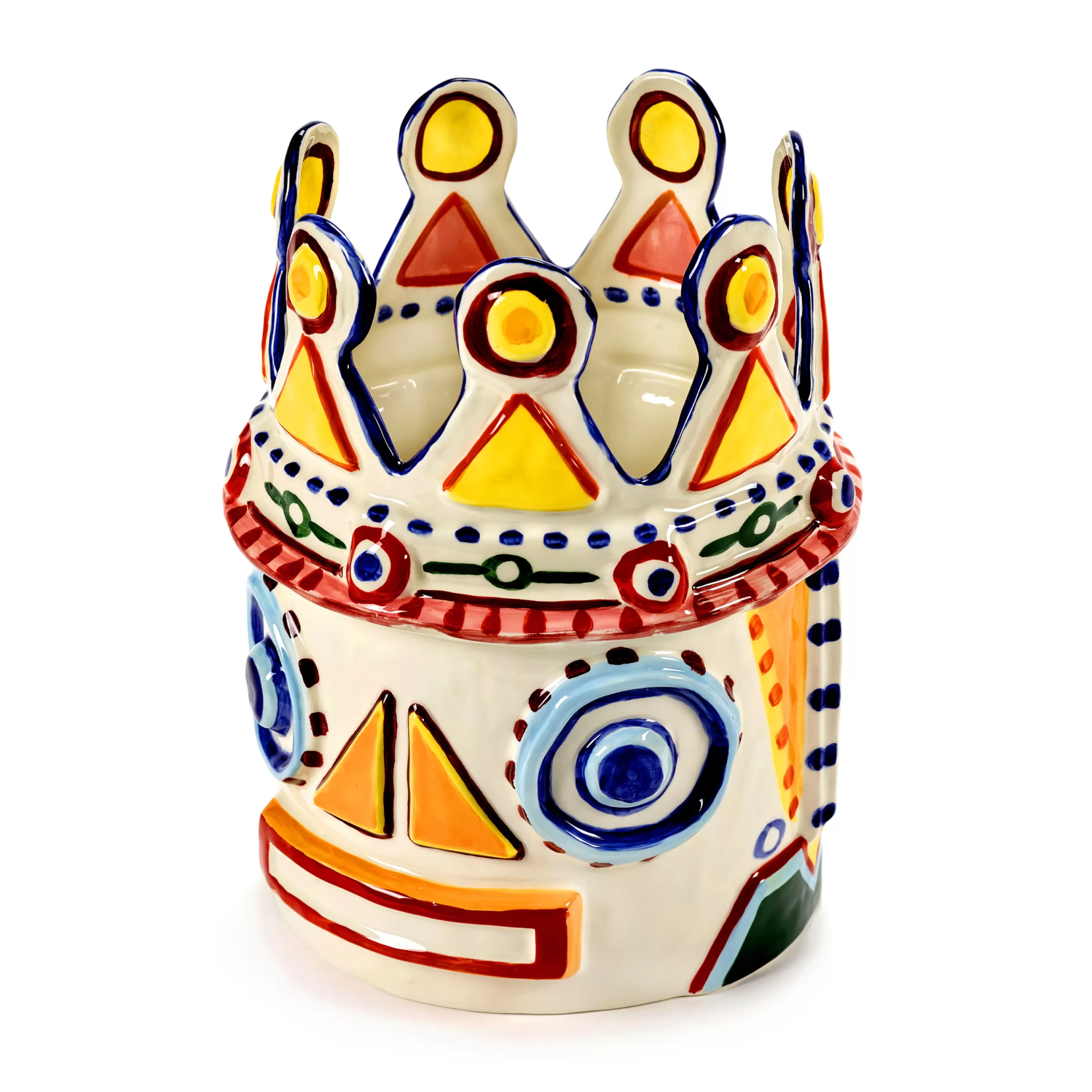 Pots Et Plantes>Serax Vase Sicily 2 Ceramique / O 27 X H 34,5 Cm - Peint Main - Multicolore