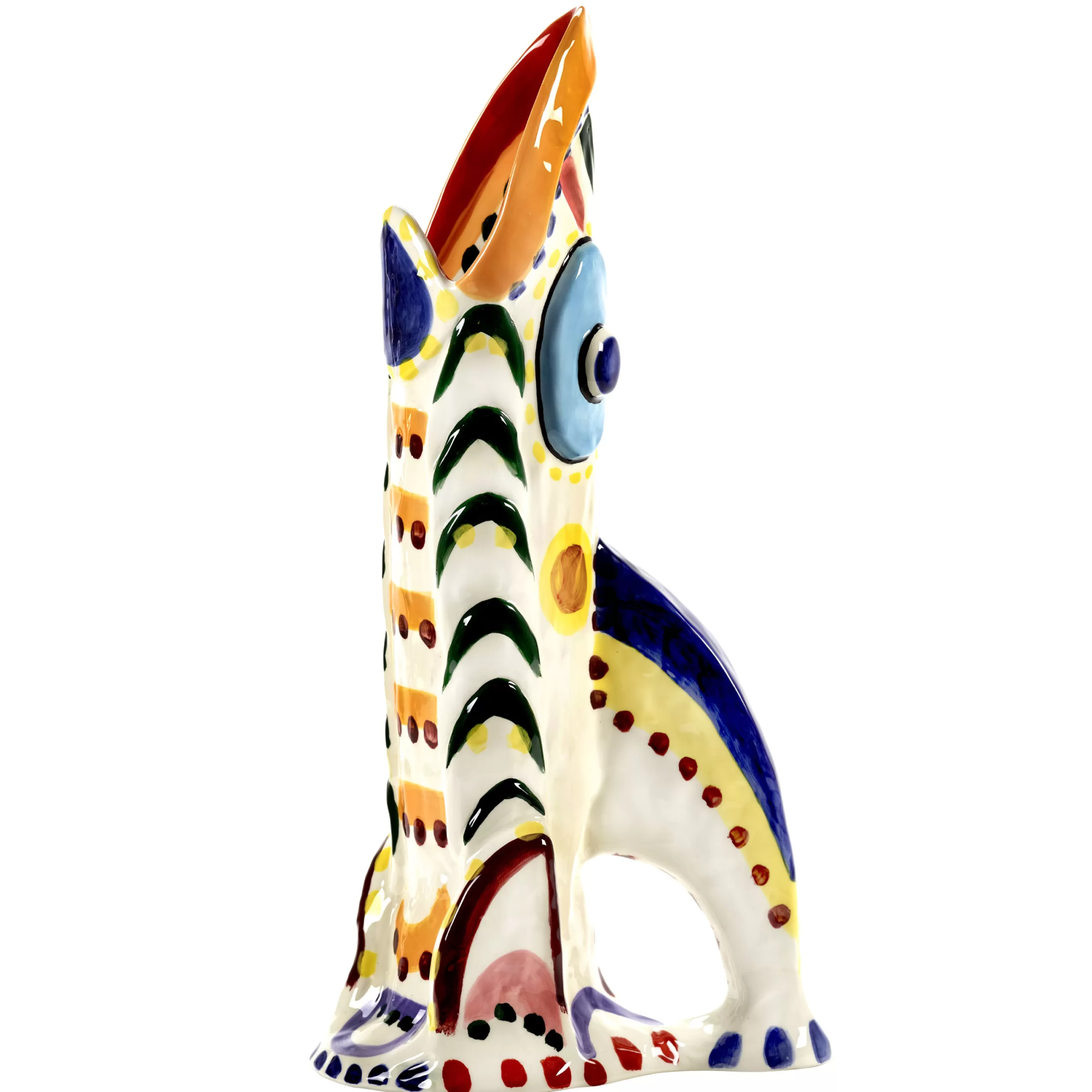 Pots Et Plantes>Serax Vase Sicily 3 Ceramique / 26 X 17 X H 52 Cm - Peint Main - Multicolore