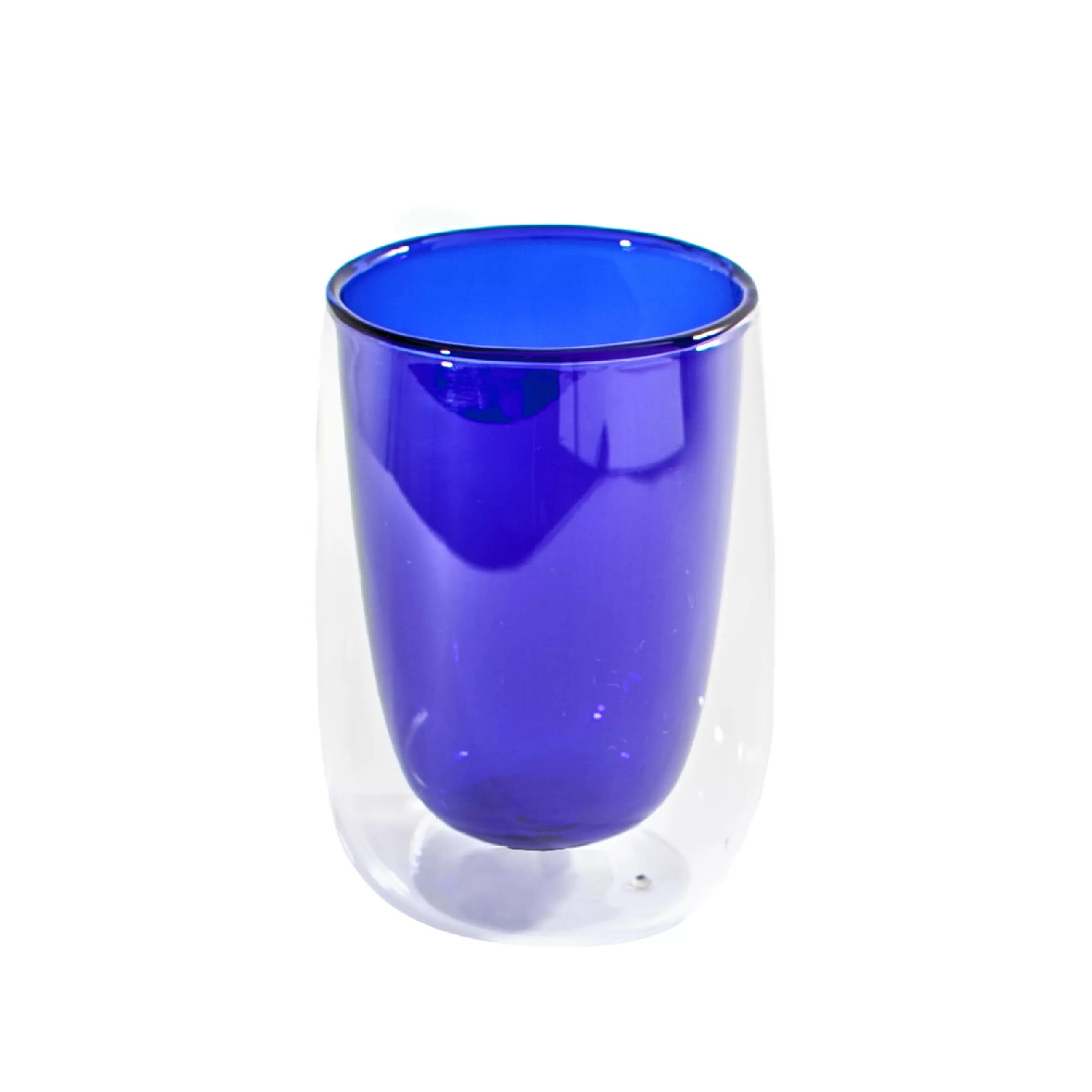 Tasses Et Mugs>Fundamental Berlin Verre A The Doppler Verre/ Double Paroi Isolante - Bleu - Transparent
