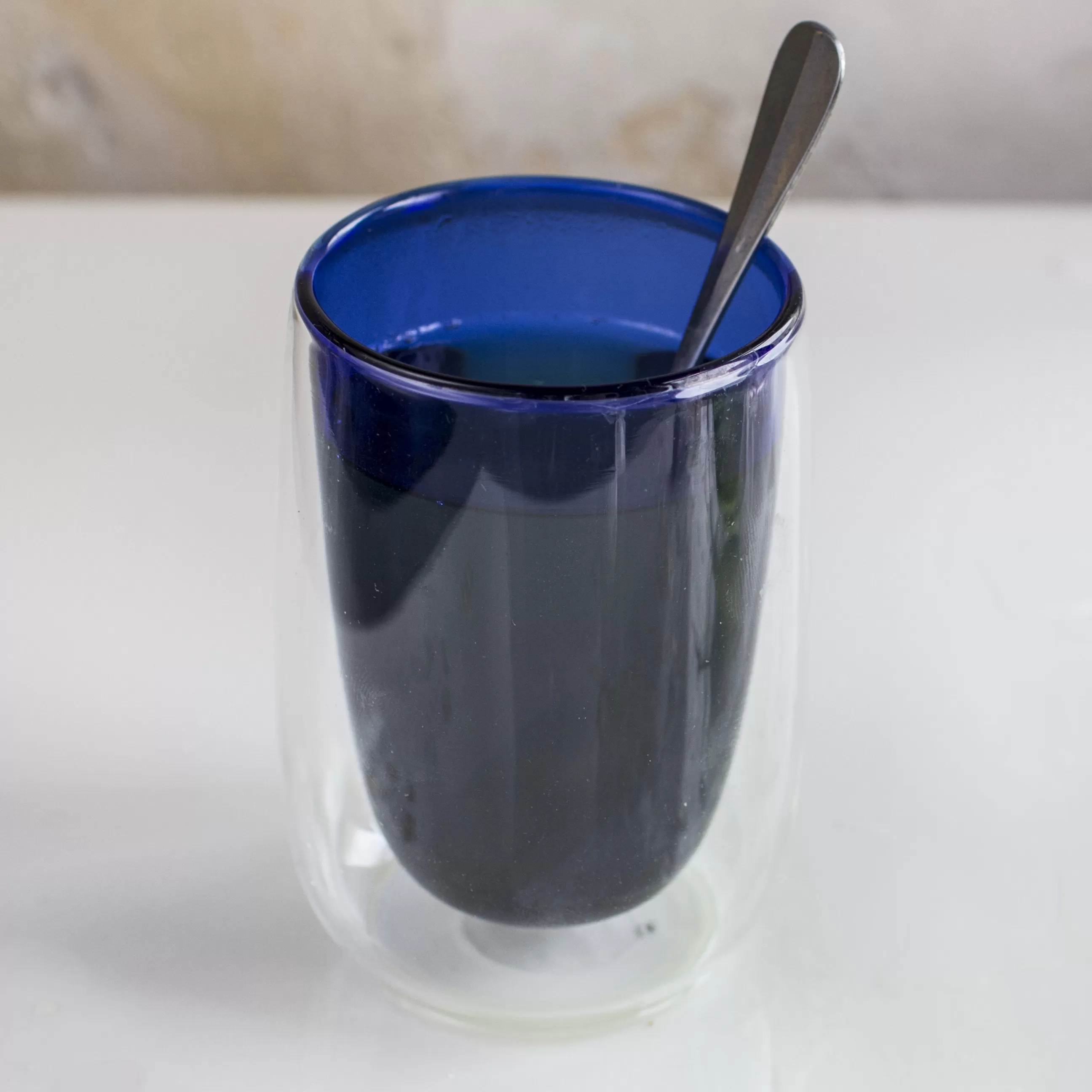 Tasses Et Mugs>Fundamental Berlin Verre A The Doppler Verre/ Double Paroi Isolante - Bleu - Transparent