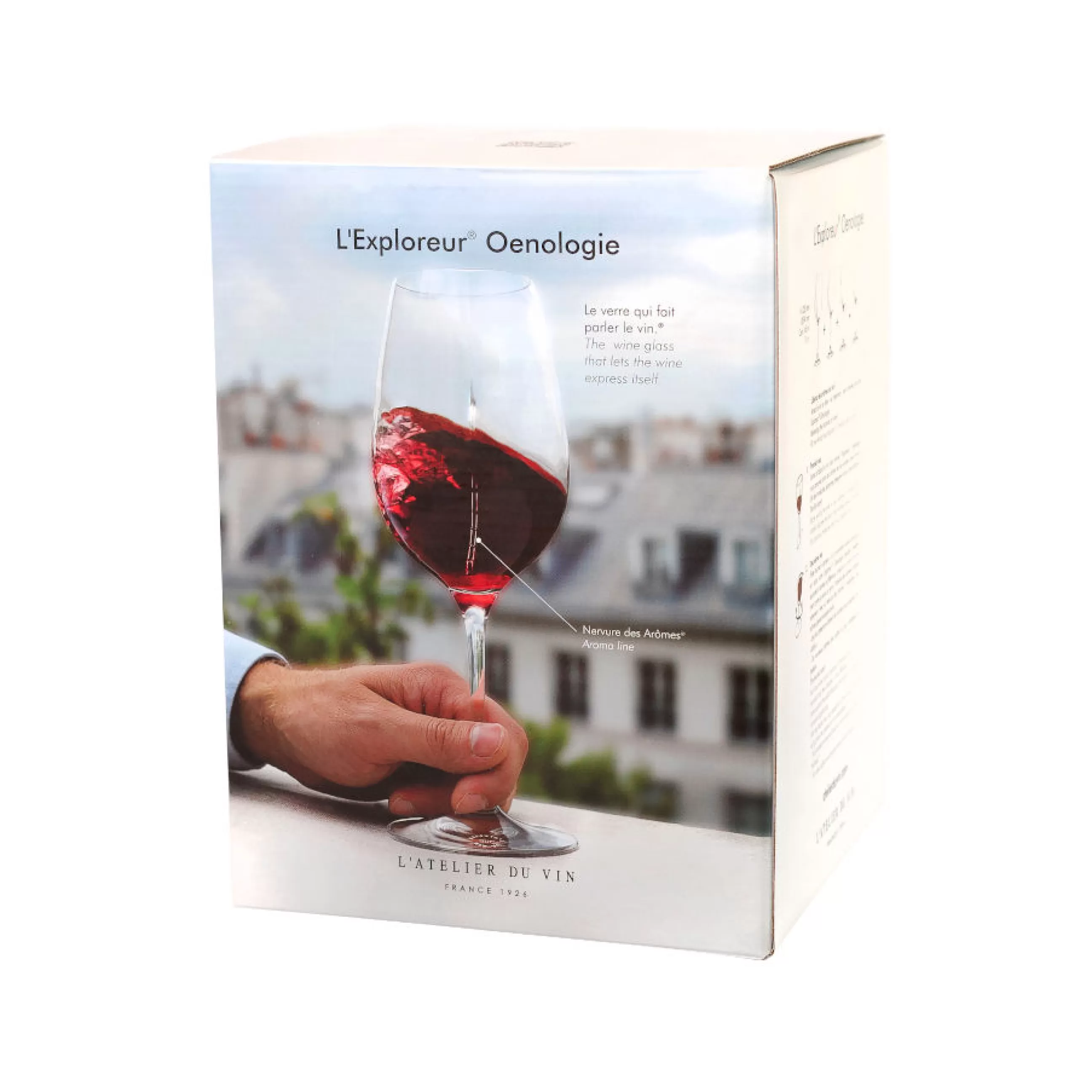 Carafes Et Décanteurs>L'Atelier du Vin Verre A Vin L'Exploreur Oenologie Verre/ Set 4 Verres A Degustation - Transparent